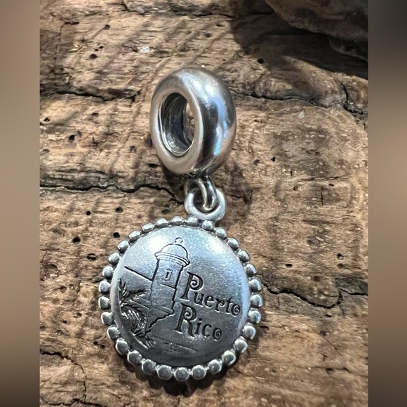 Authentic Pandora Puerto Rico Exclusive Charm Dangle Bead Travel Destination - Picture 6 of 9